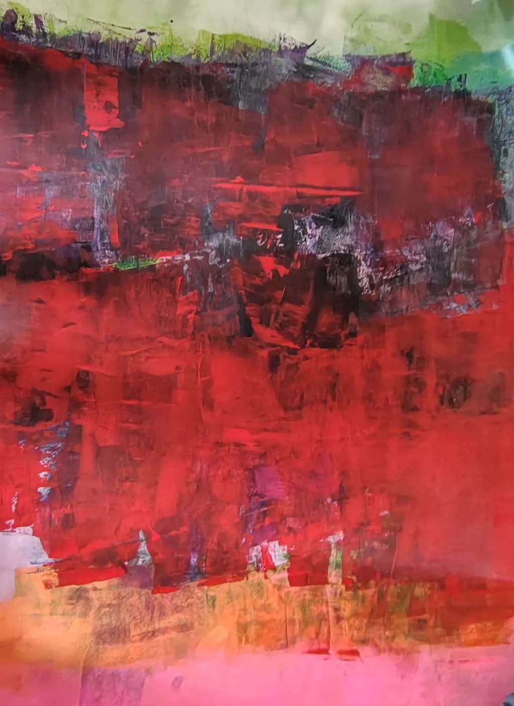 Abstract Red Field