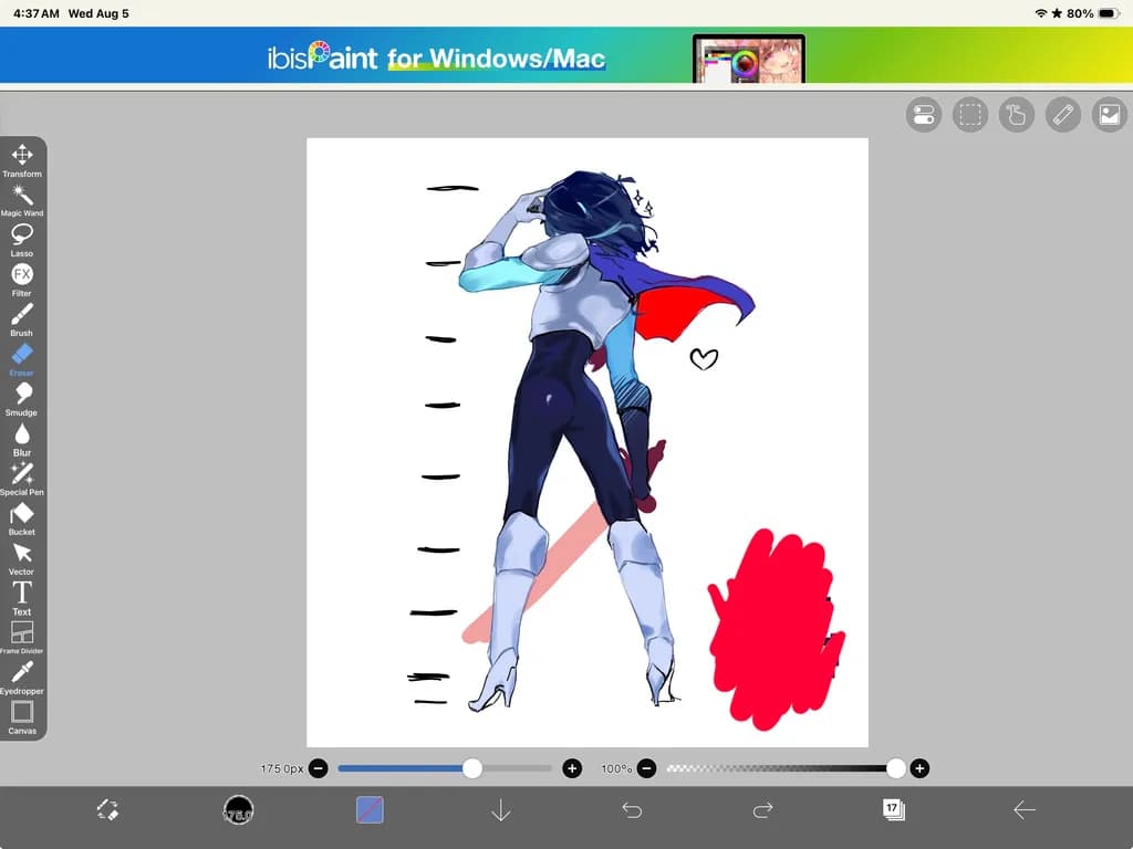 Caped Hero Silhouette