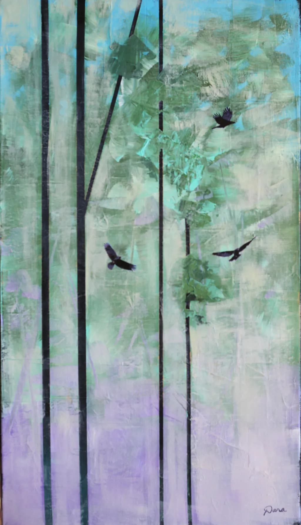 Three Crows Flying