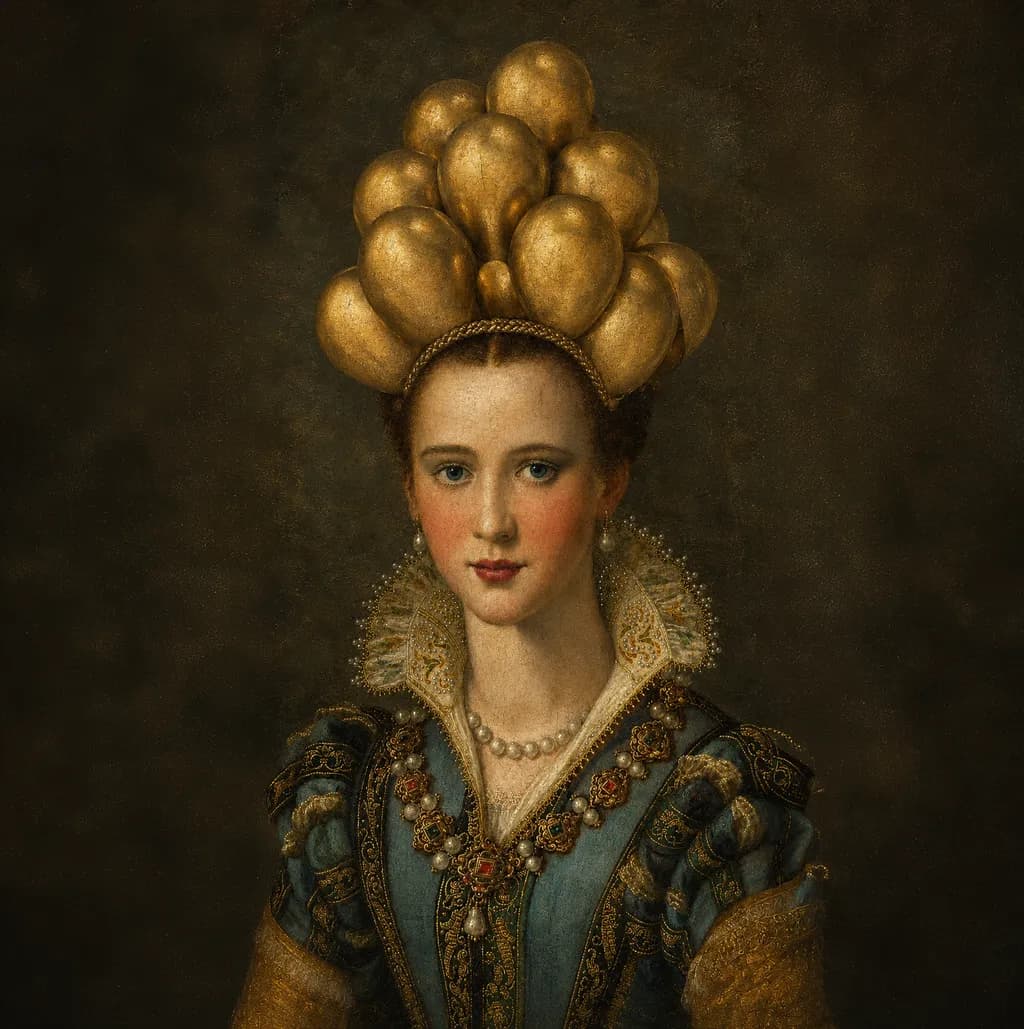 Golden Balloon Headdress