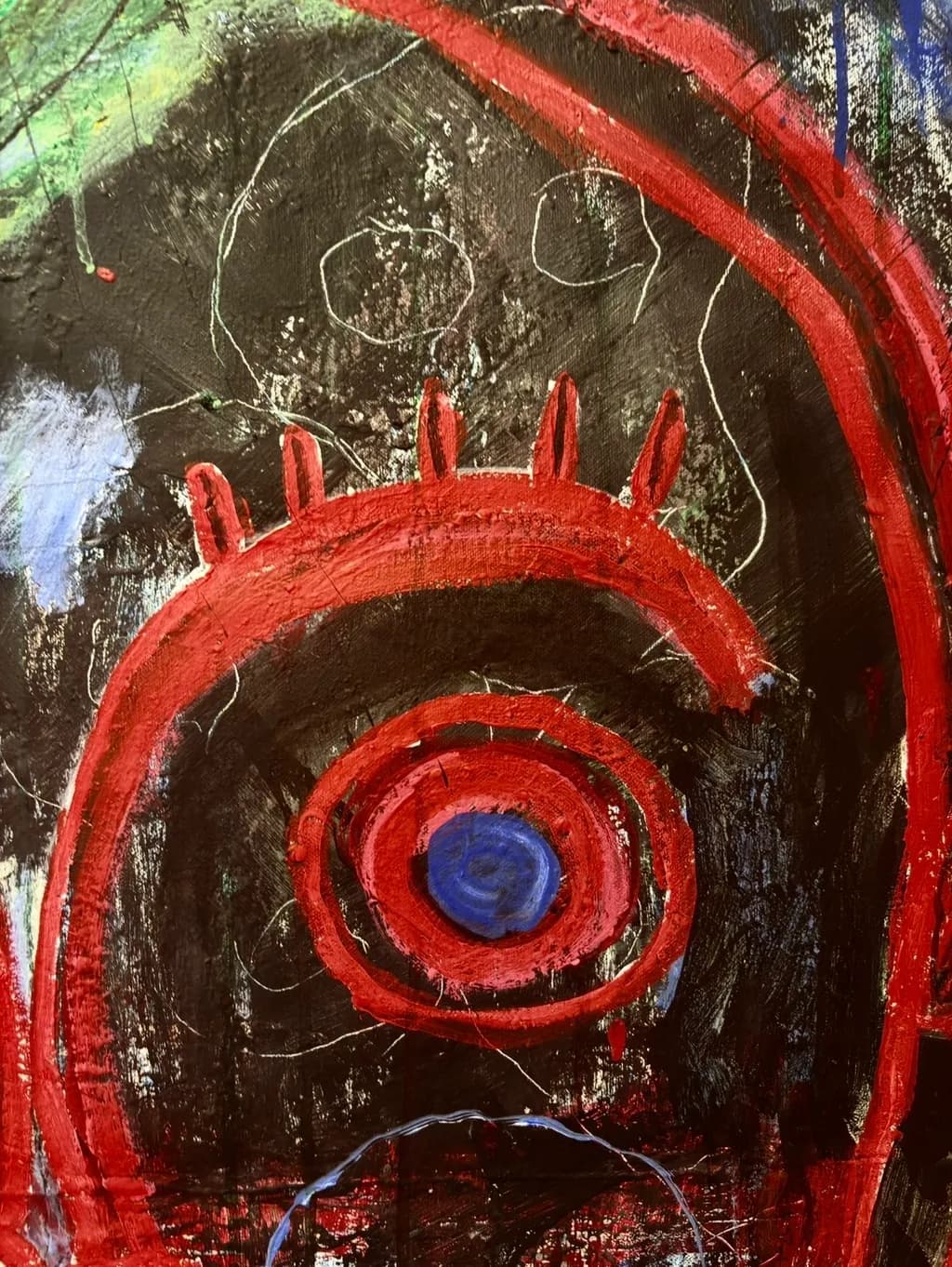 Red Spiral Eye