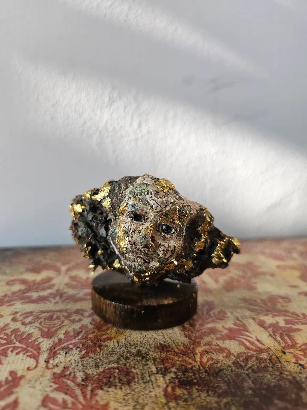 Golden Rock Sculpture