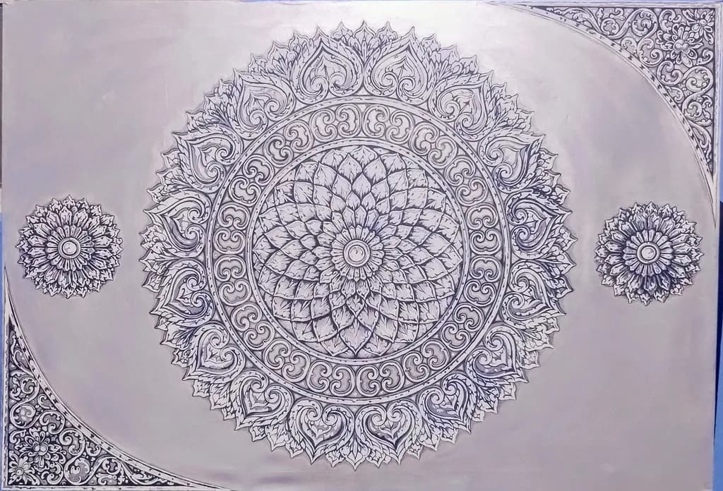 Lotus Mandala Medallion