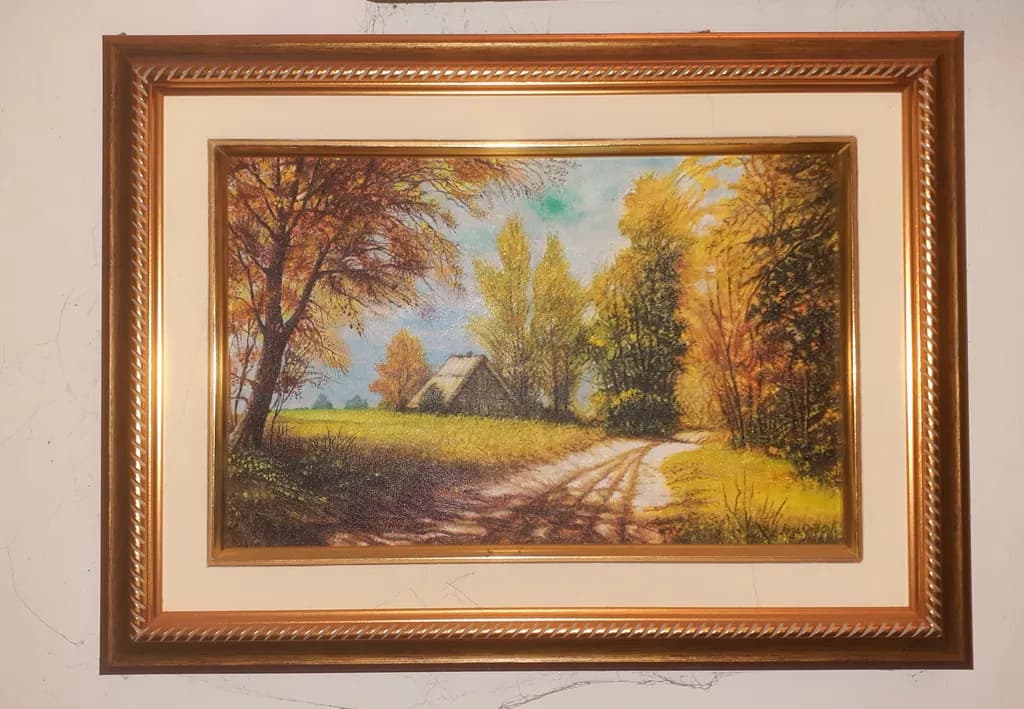 Autumn Country Road