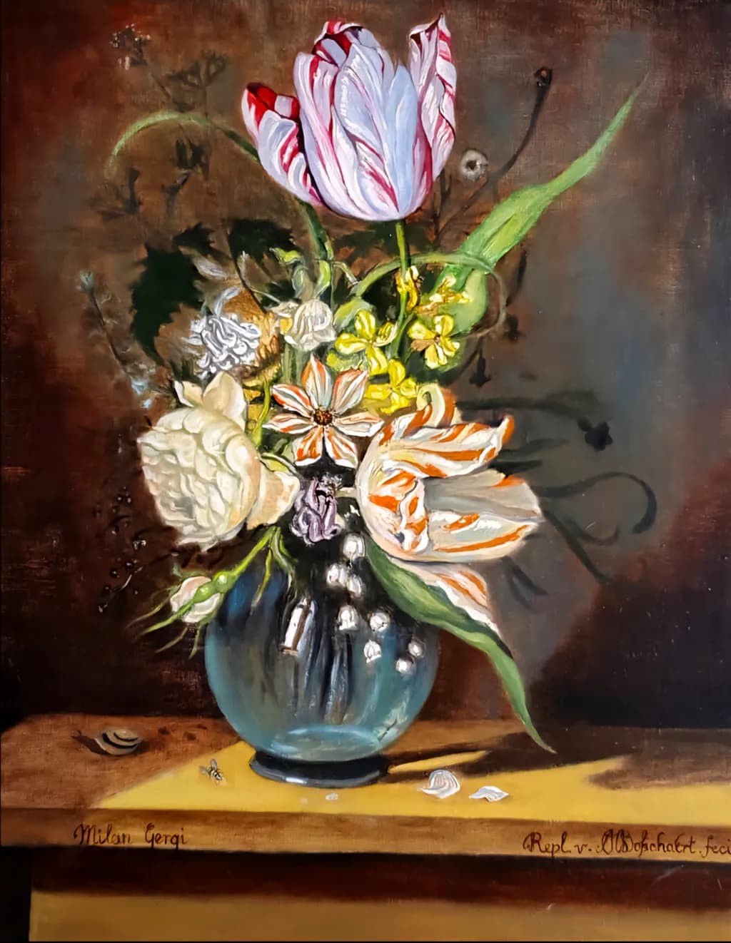 Striped Tulips Arrangement