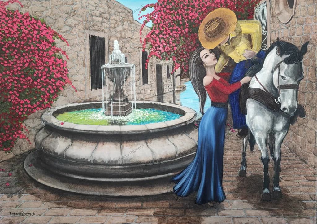 Courtyard Romance