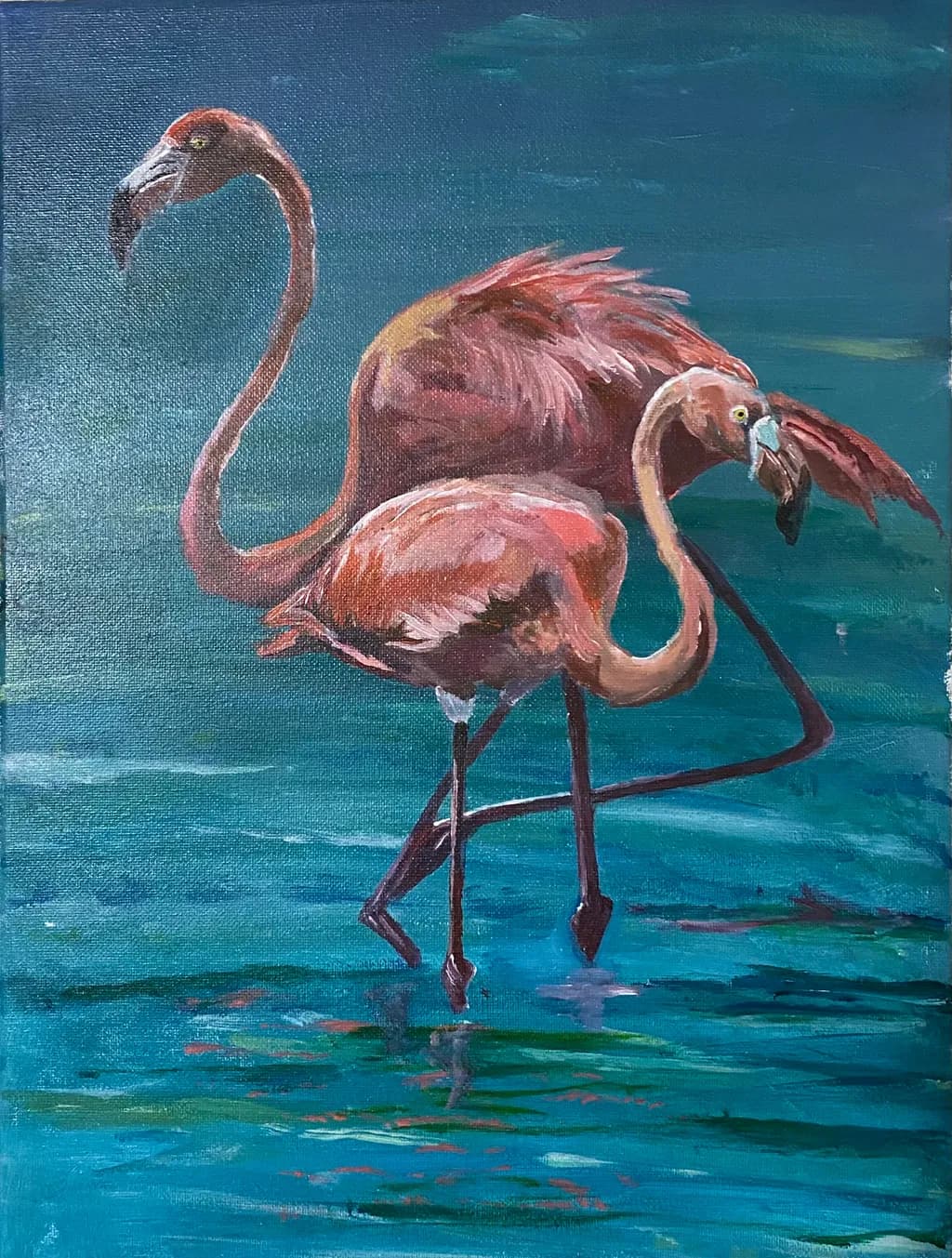 Graceful Flamingos