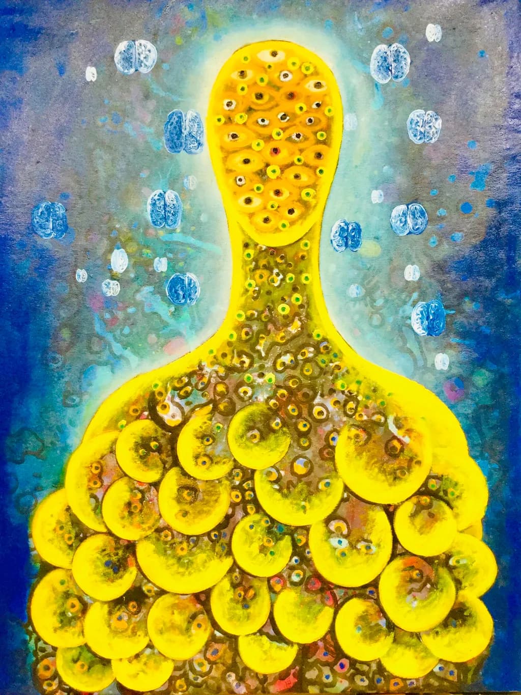 Glowing Yellow Visionary