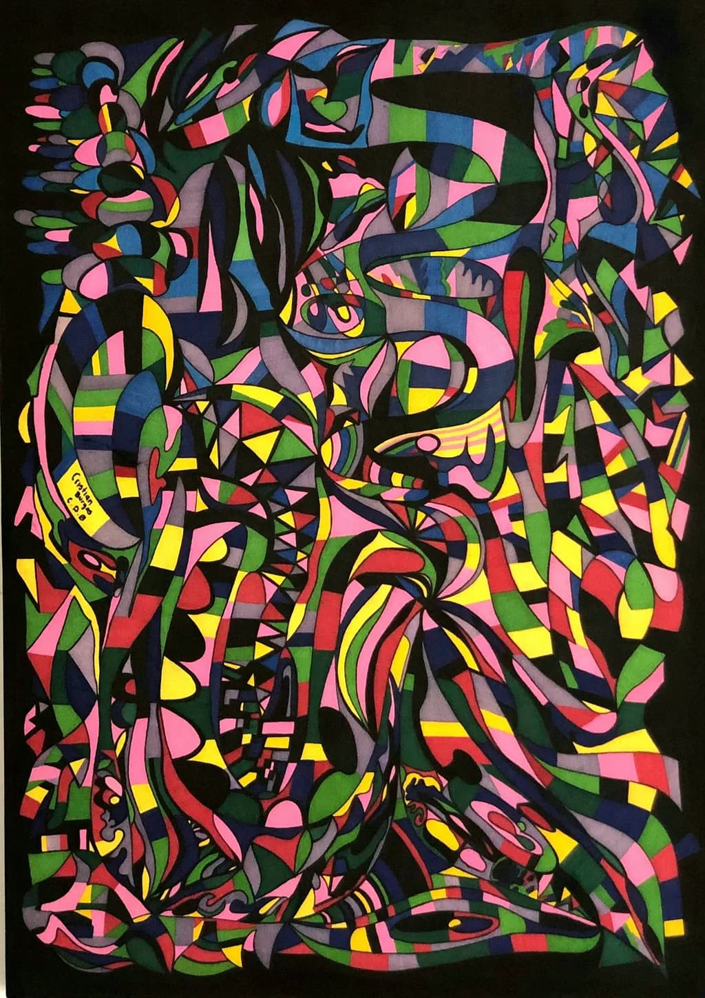 Colorful Abstract Tangle
