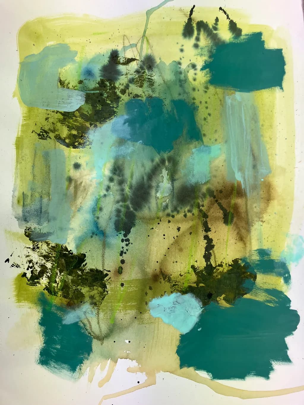 Abstract Forest Hues