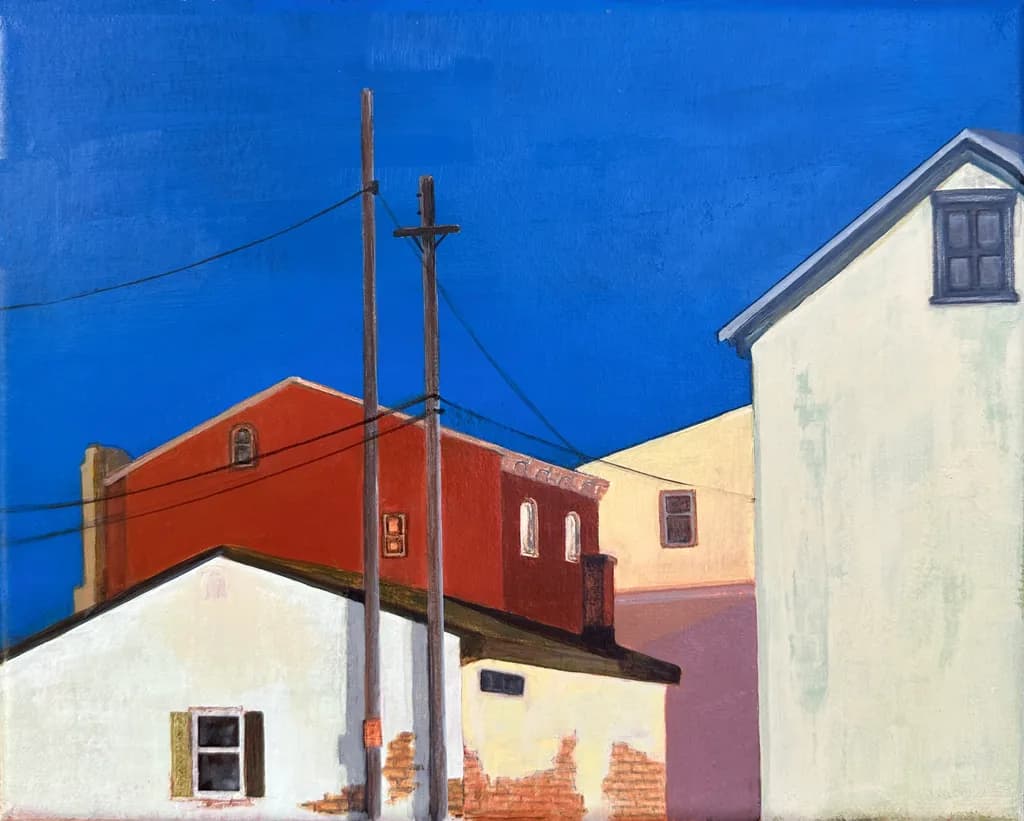 Urban Harmony: A Dance of Color and Structure in the Cityscape