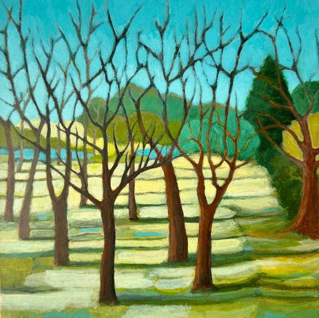 Whispers of Nature: A Vibrant Landscape of Trees and Tranquility