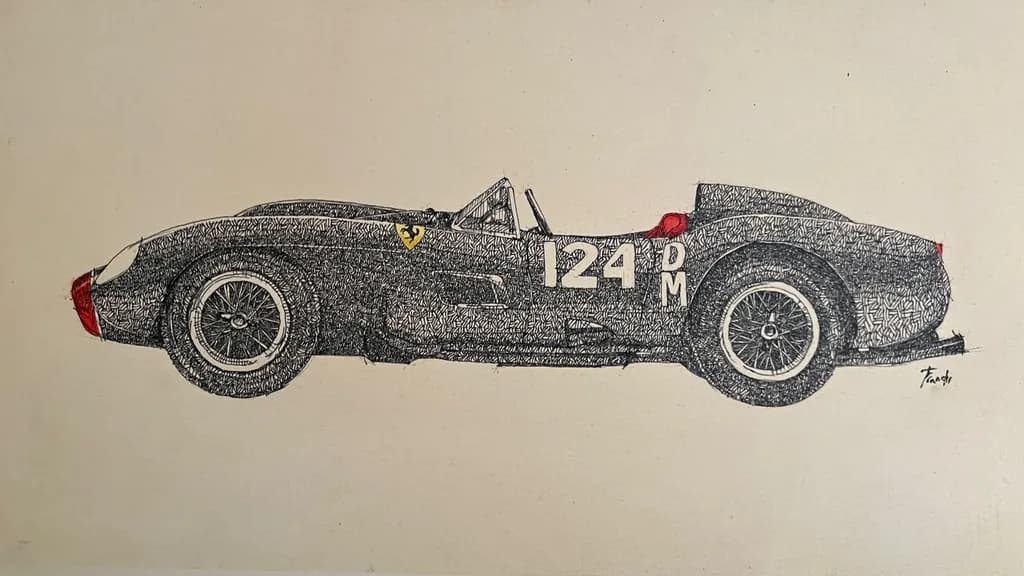 Classic Racing Sketch