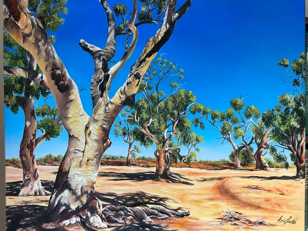 Eucalyptus Trees Landscape