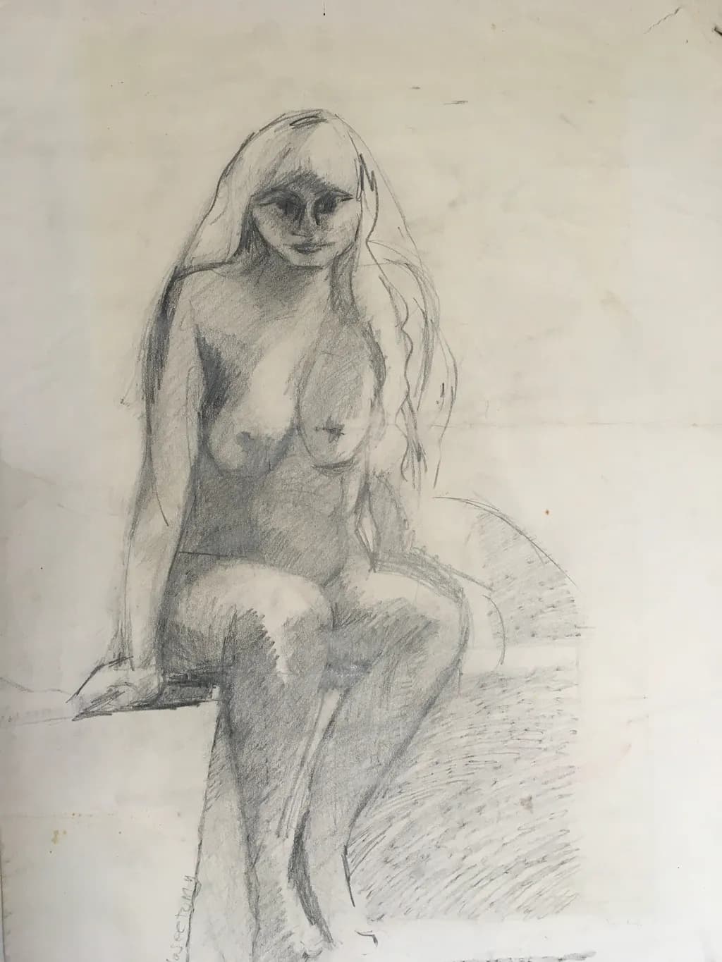 Contemplative Figure