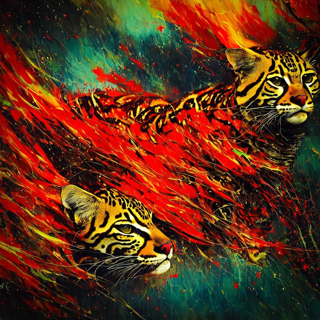 Jaguar Flames
