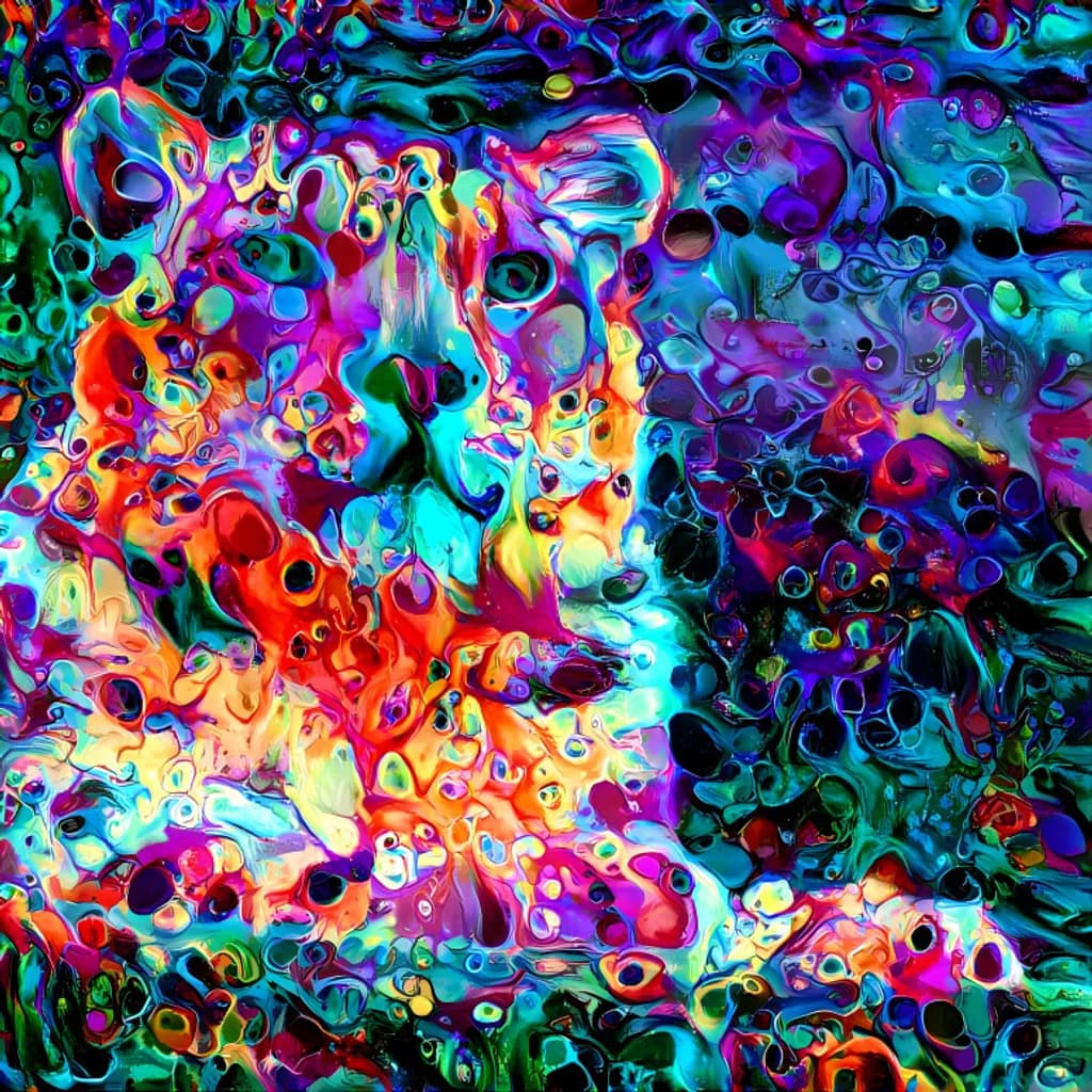 Abstract Color Burst