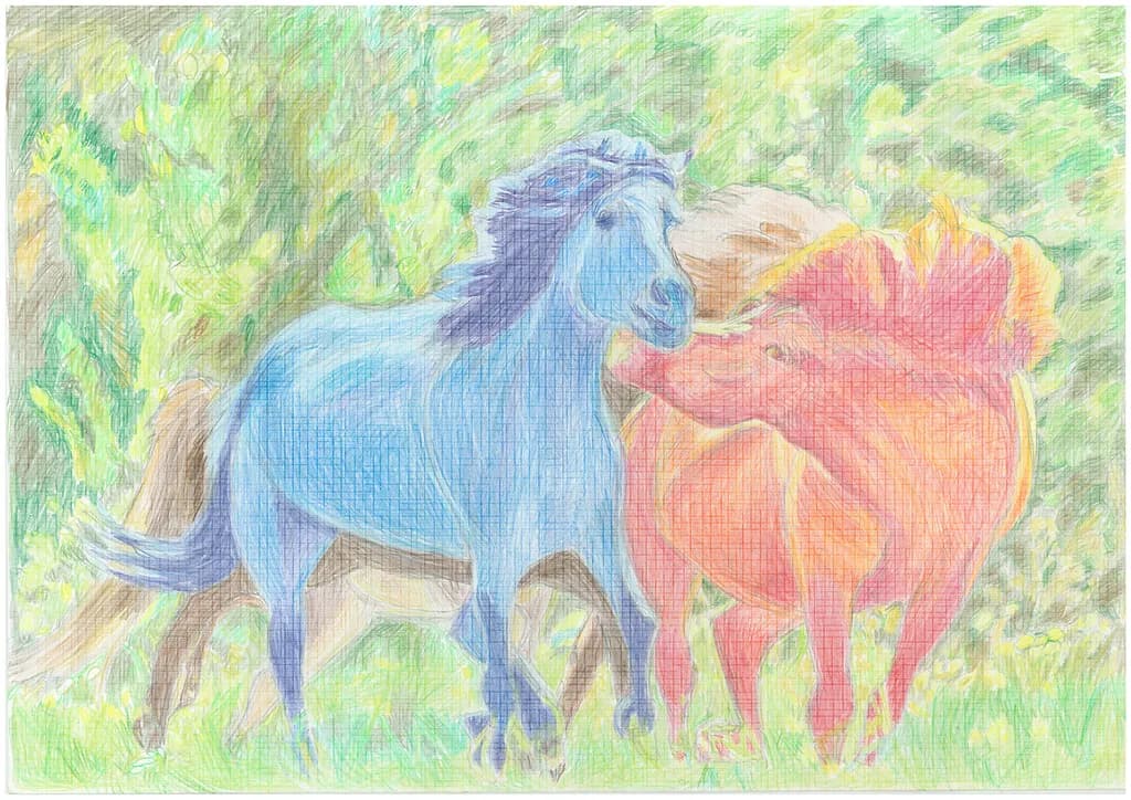 Icelandic Ponies
