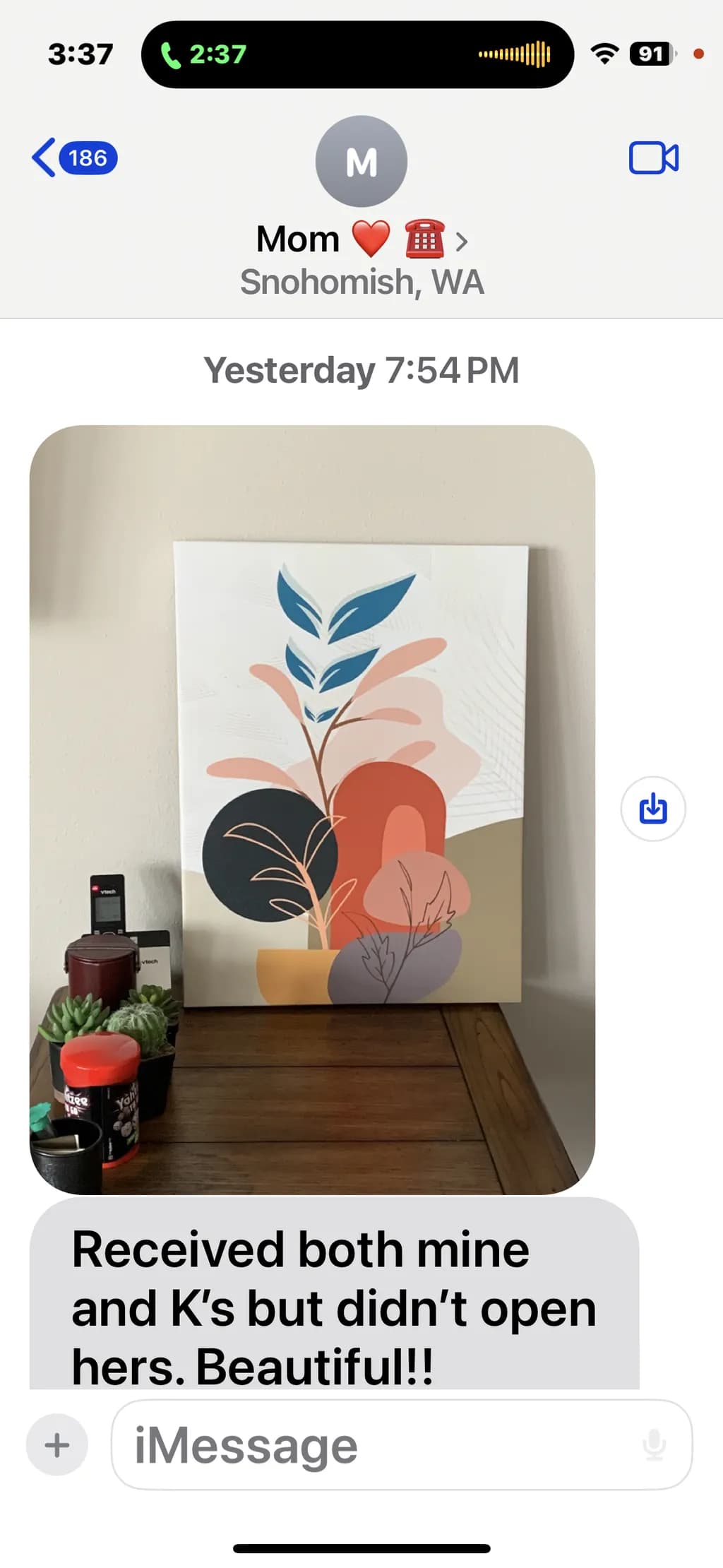 Abstract Foliage Composition