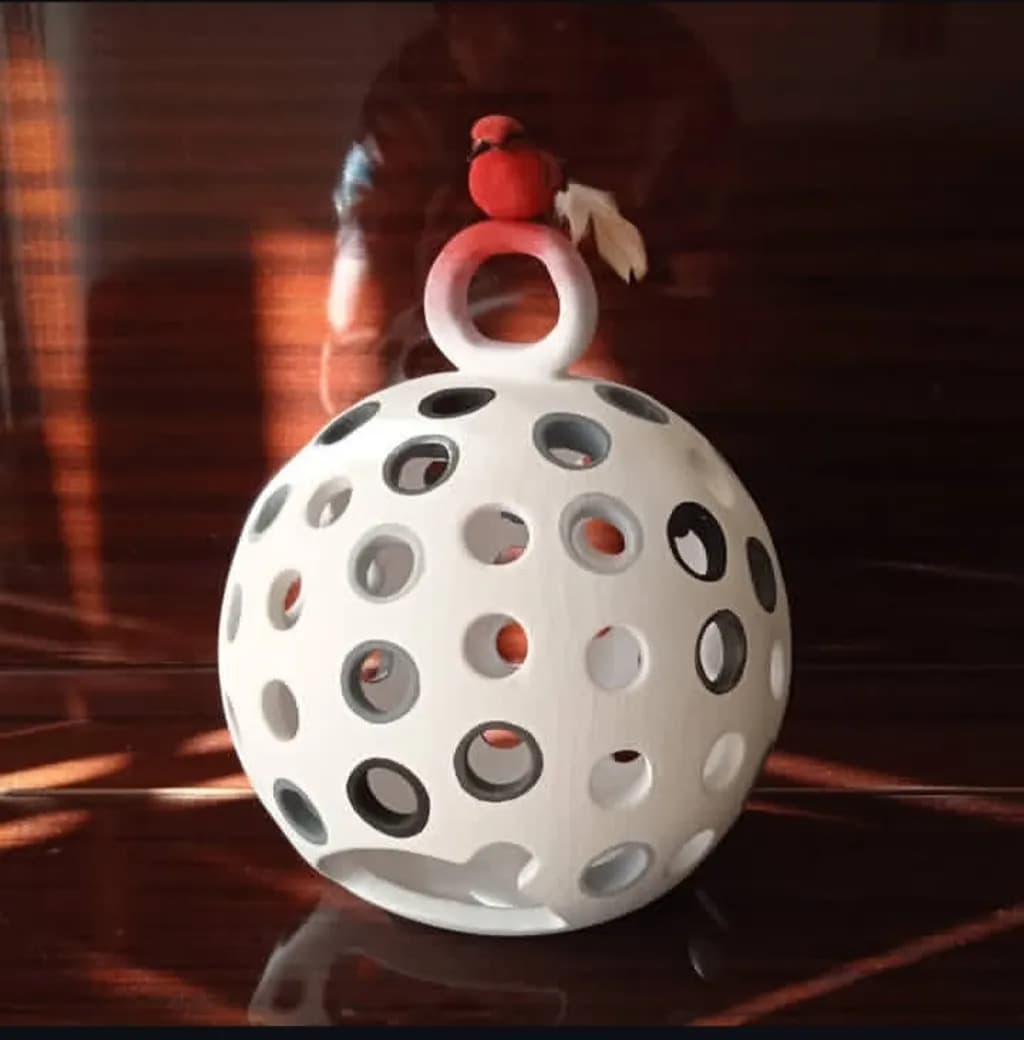 Perforated Sphere Ornament