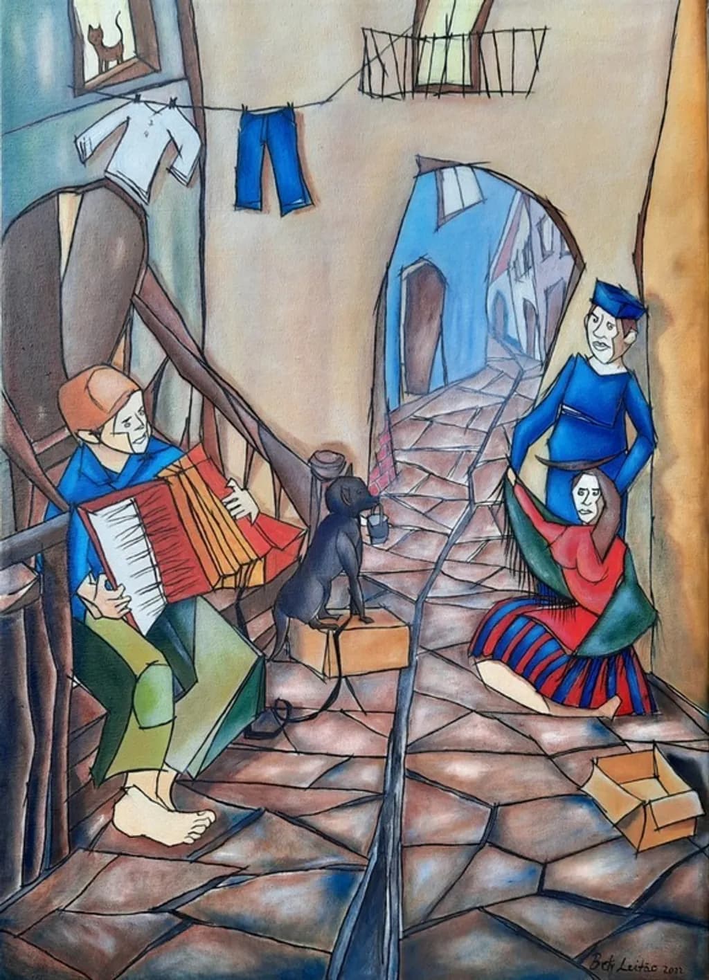 Street Corner Scene