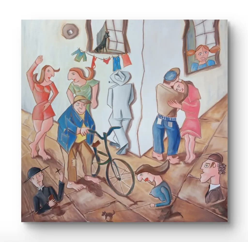 Street Corner Scene