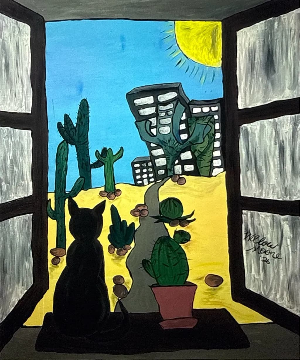Cat in a Window