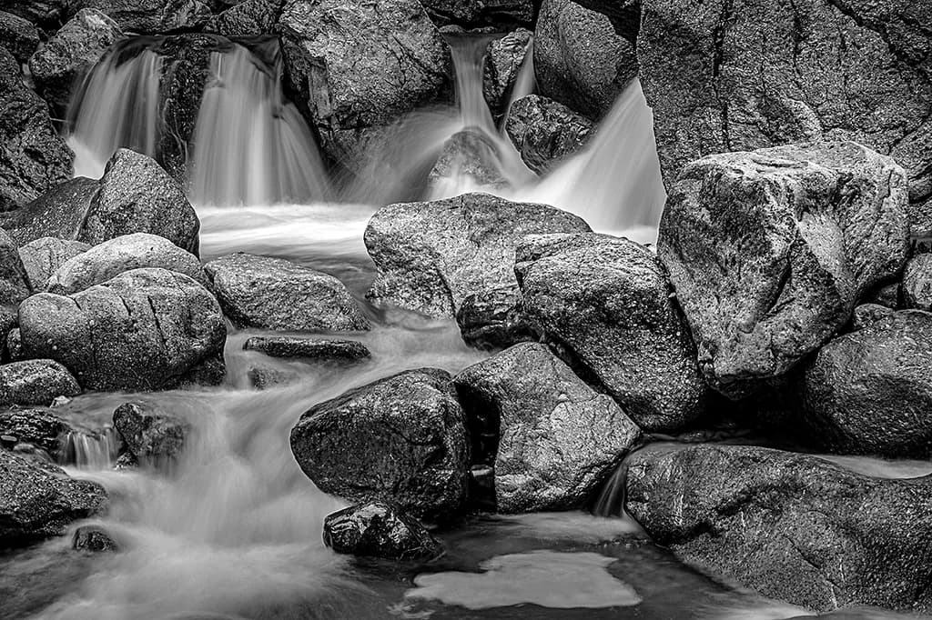 Waterfall Over Rocks