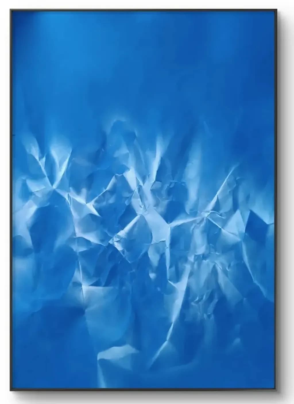 Crumpled Blue