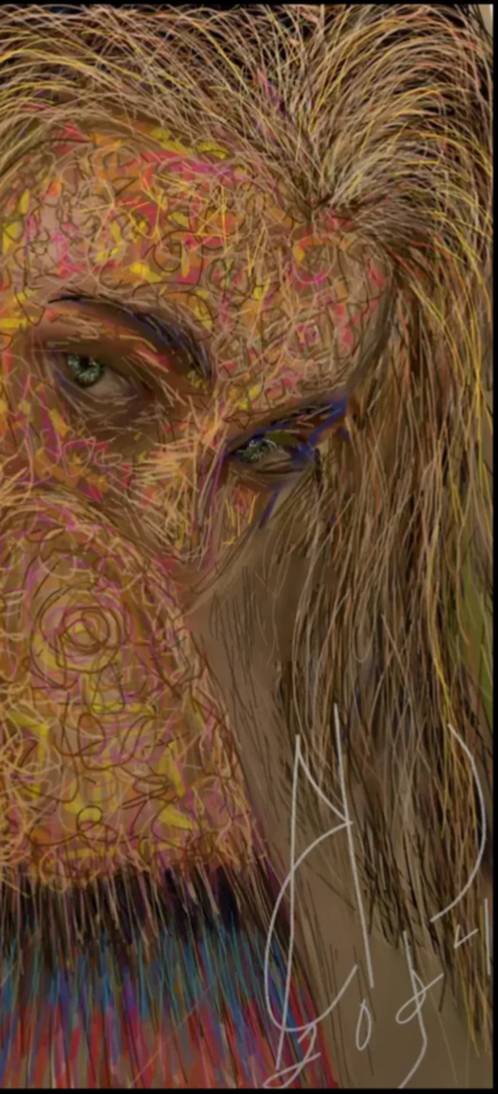 Abstract Portrait Expression