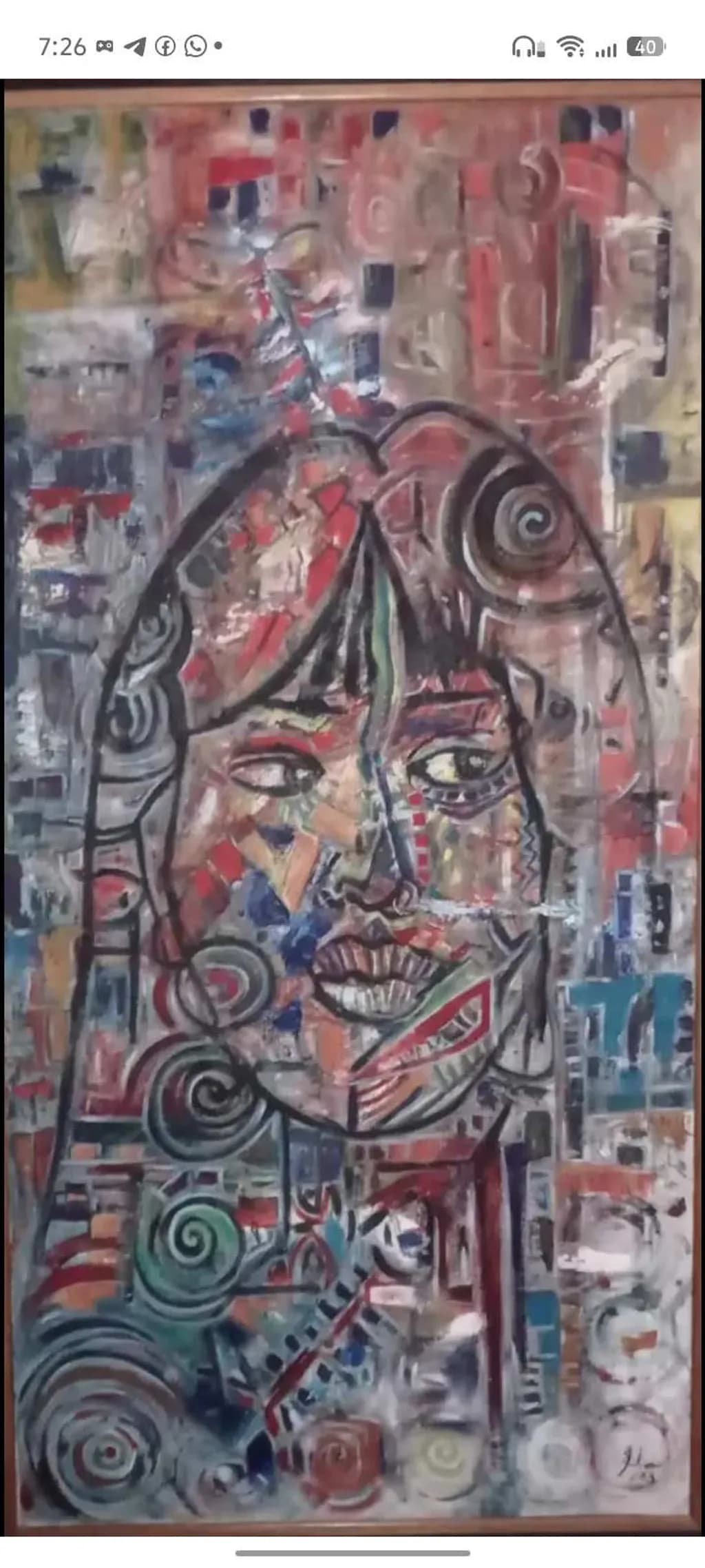 Abstract Woman Portrait