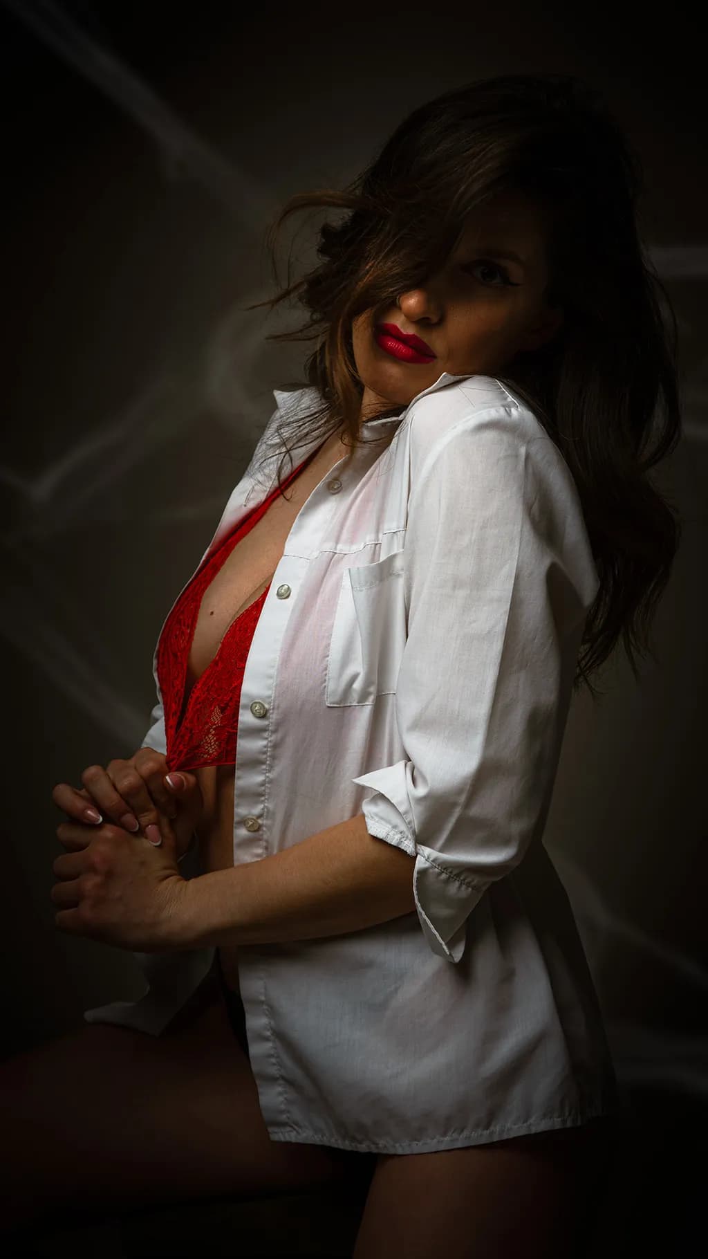 Red Lace Elegance