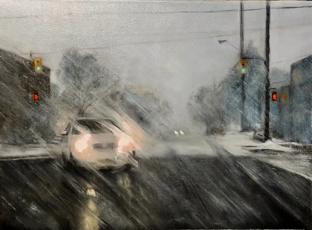 Rainstorm Intersection
