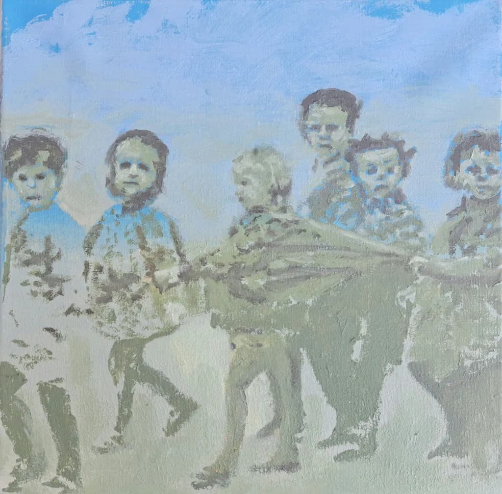The gentle parade - study for 'The crocodile'