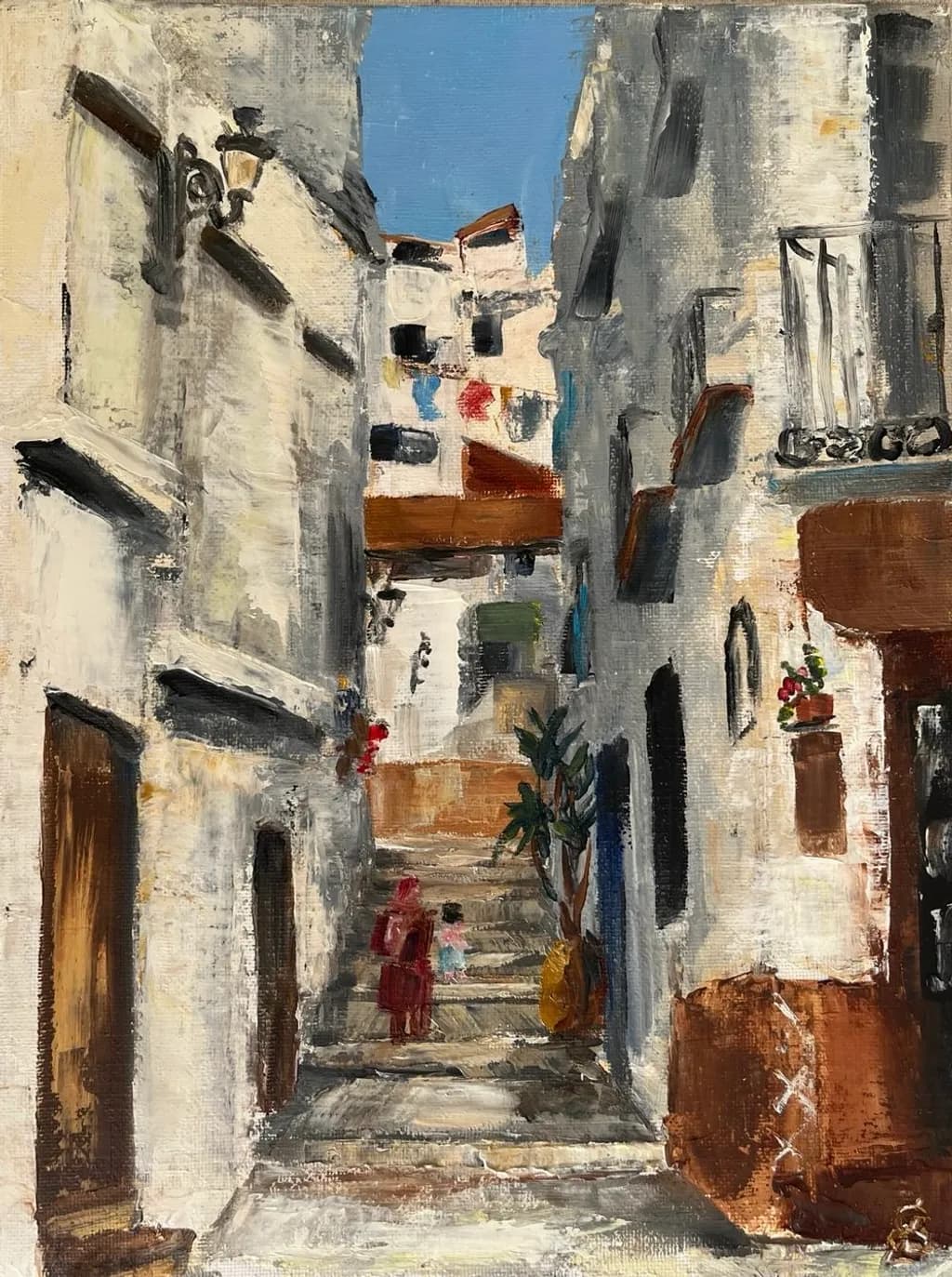 Charming Alleyway Steps