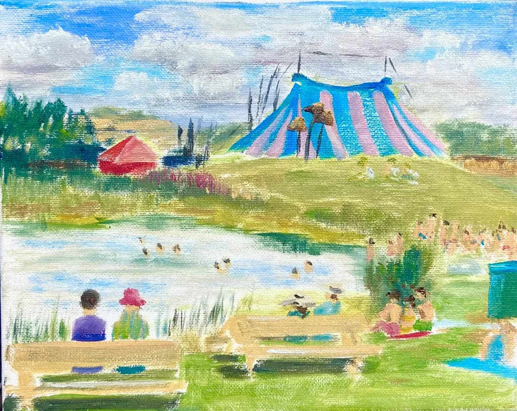 Summer Circus Scene