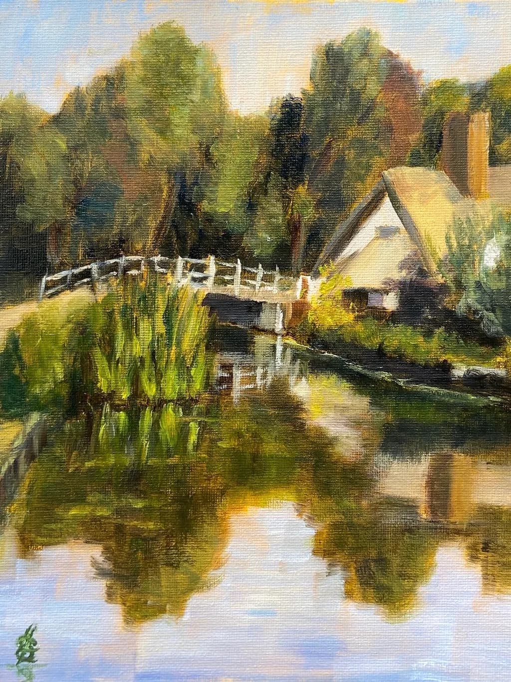 Thatched Cottage Reflections
