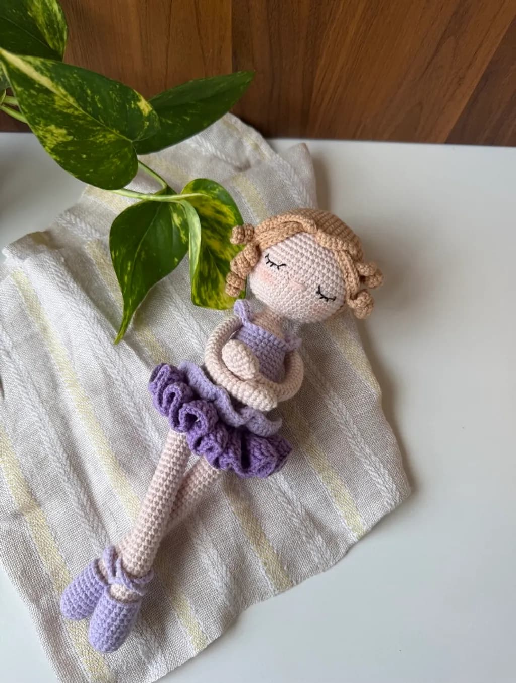 Crocheted Ballerina Doll