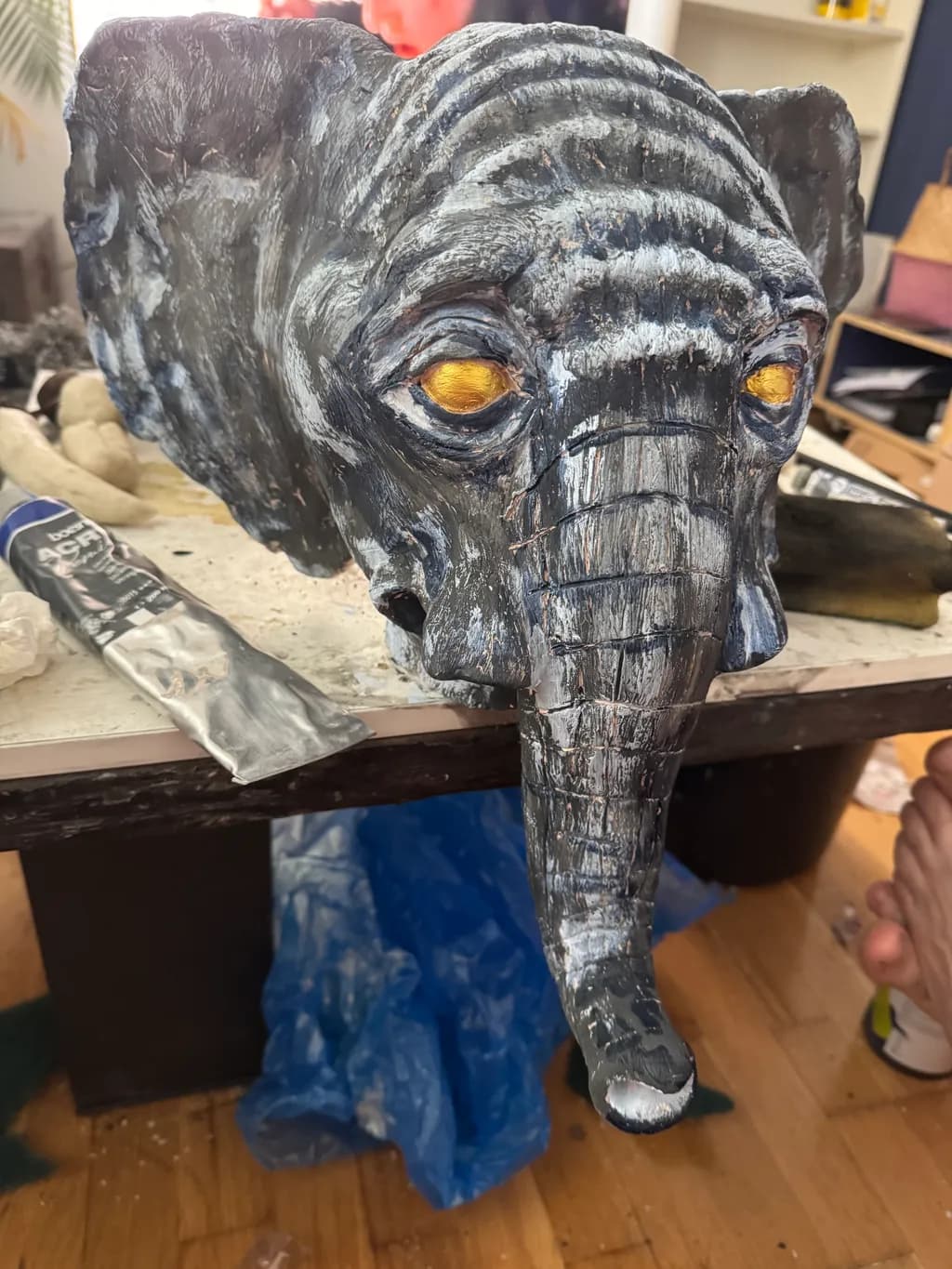 Golden Gaze Elephant