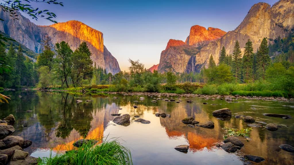 Sunset in Yosemite National Park