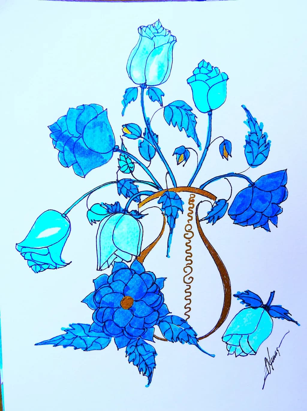 Blue Roses