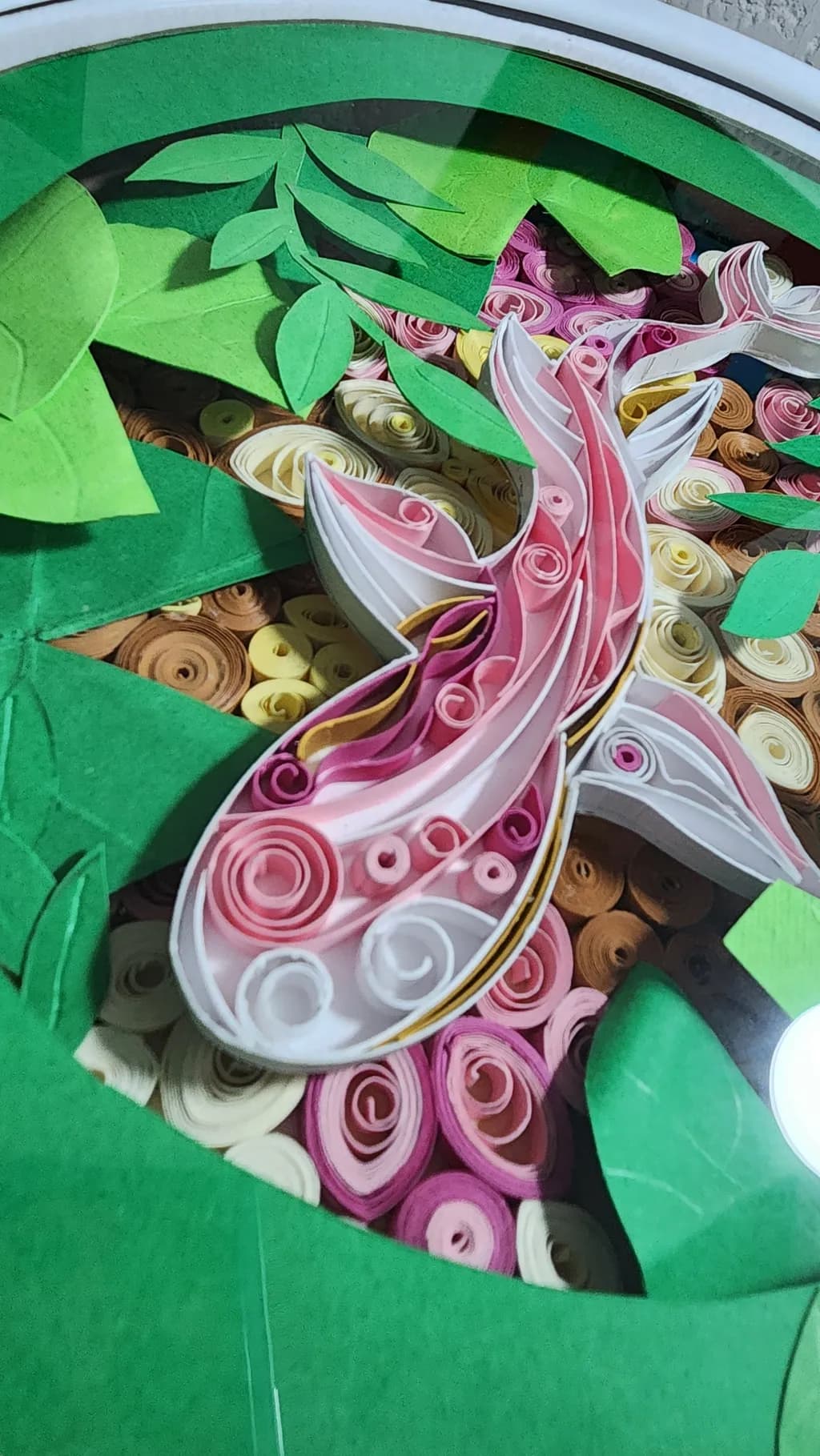 Koi Pond Paper Art