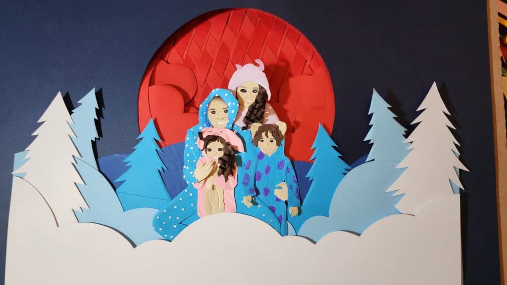 Winter Forest Family