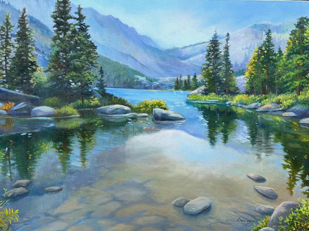 Mountain Lake Reflection