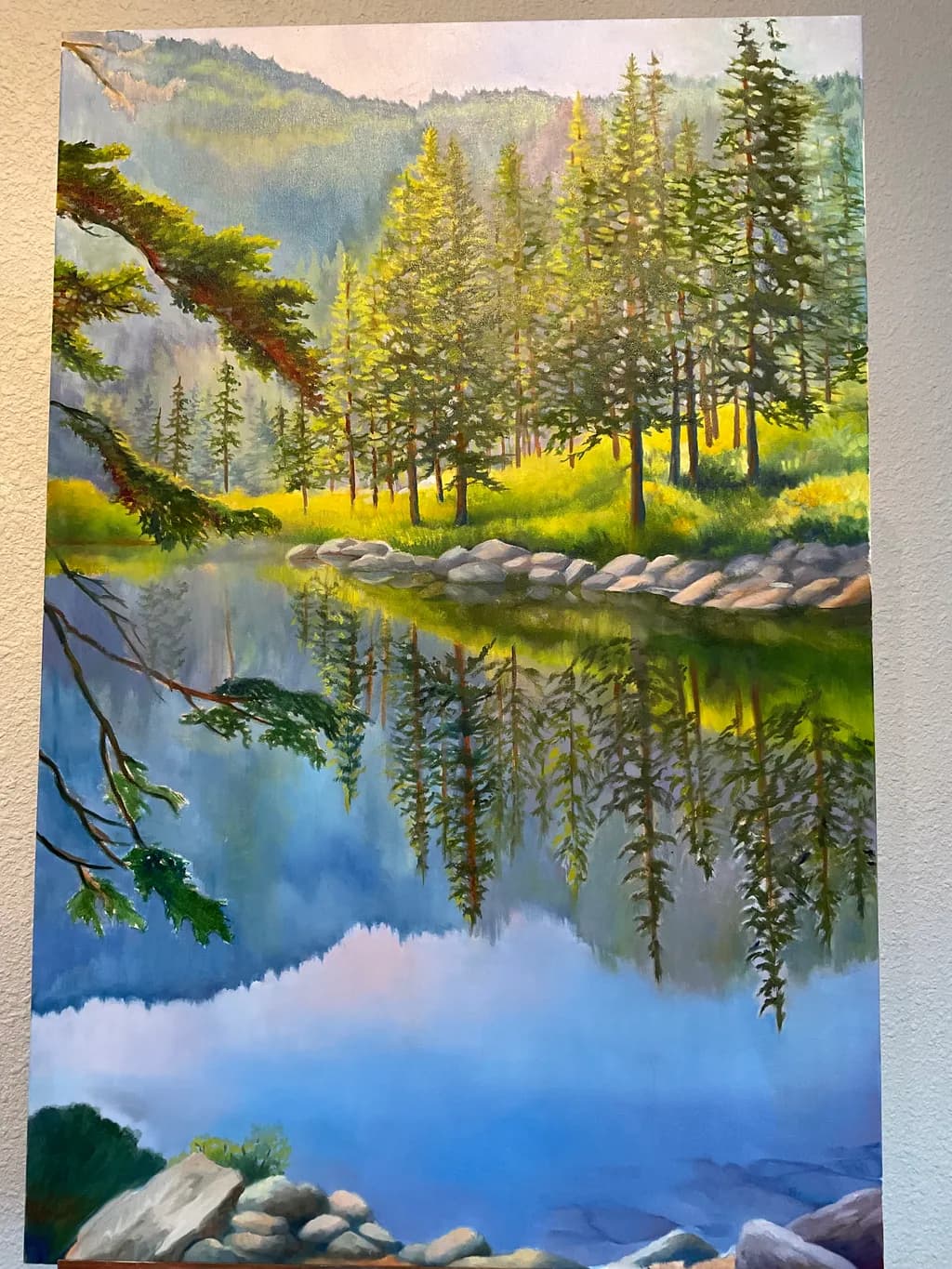 Mountain Reflection Forest