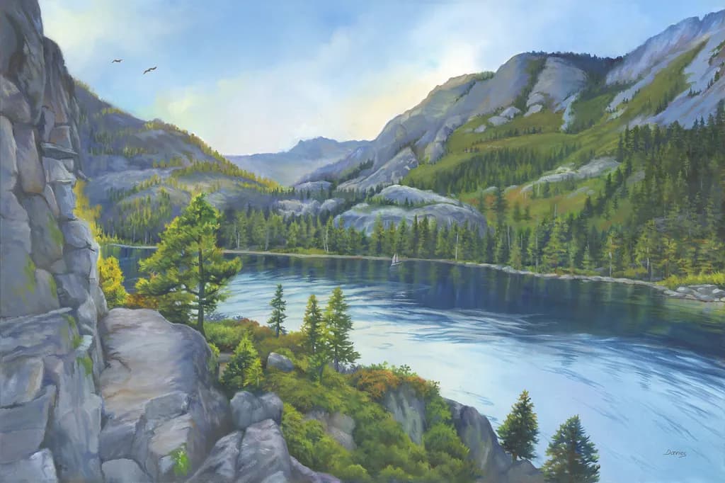 Mountain Lake View