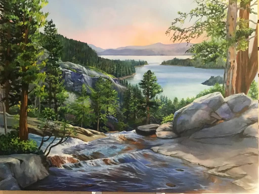 Mountain Lake View