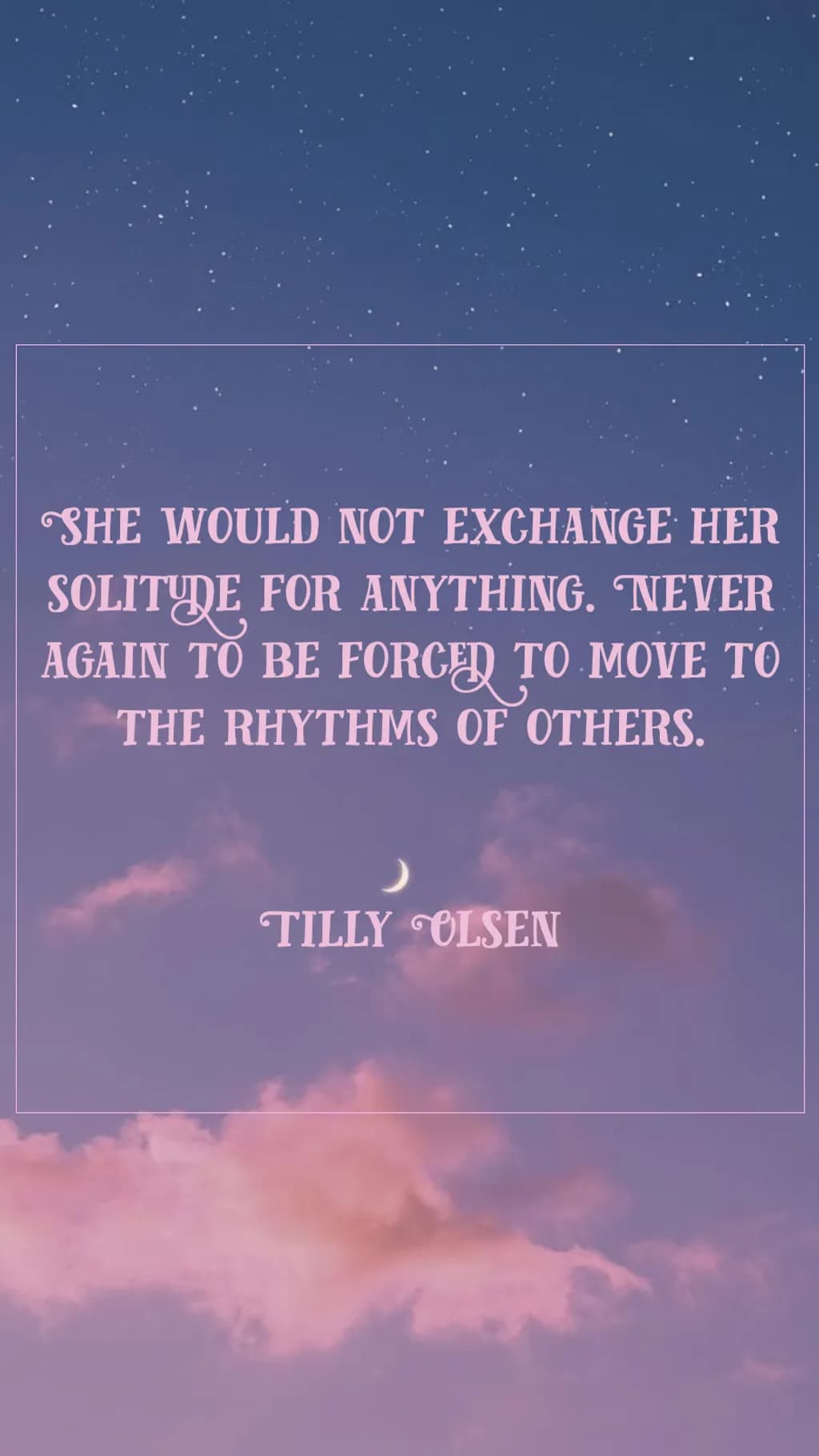 Her Solitude Scene