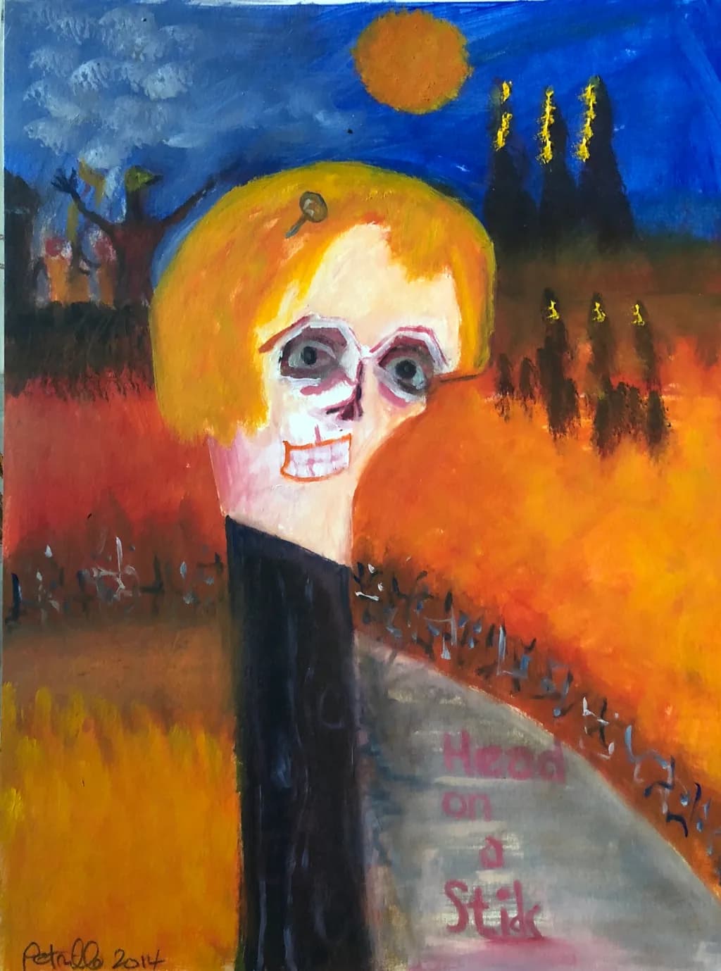 Head on a Stick