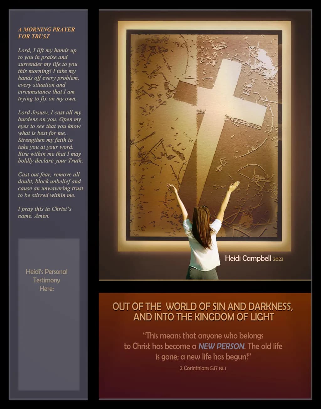 Tilted Cross Embrace